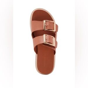Madden Girl Mythical 2 Band Flatform Sandals 6.5